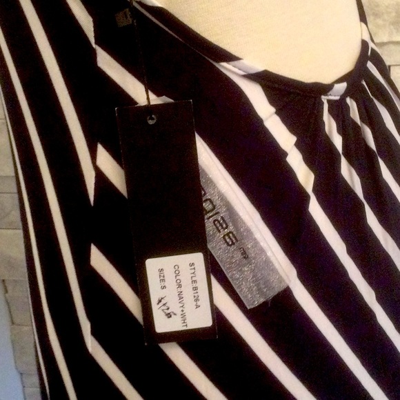 Paradise. SIZE S. Dark Navy Blue & White. - Picture 5 of 5